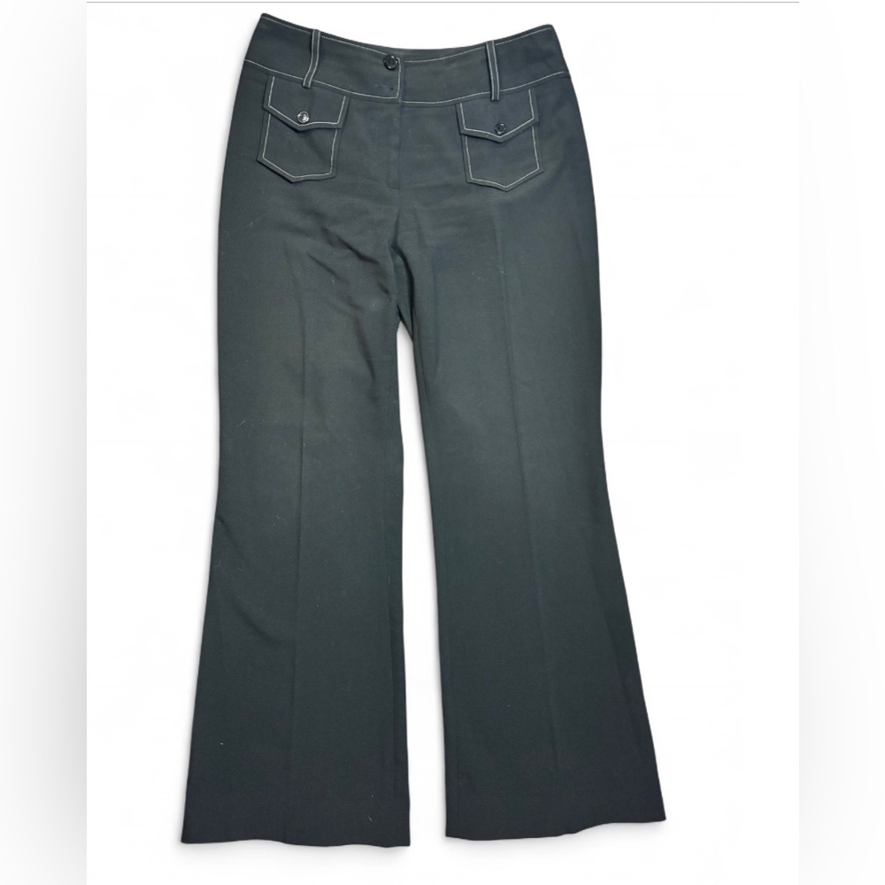 Black Kenar flare pants with front pockets size 6